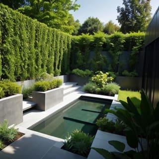 Modern AI landscape design style example